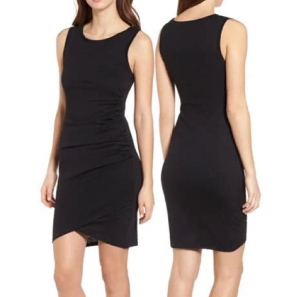Leith Ruched Body-Con Tank Dress